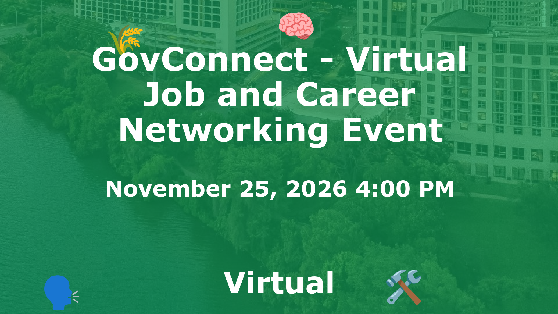 GovConnect - Virtual Job and Career Networking Event event image
